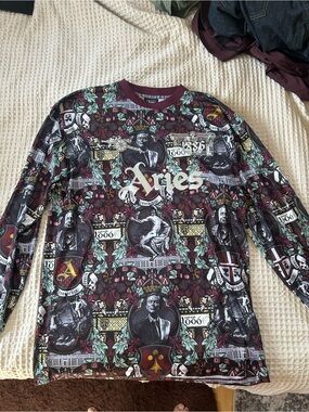 Aries x Arsenal Long Sleeve Graphic Jersey